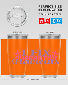 i fix quarantine haircuts Style 51#- corona virus- Tumbler
