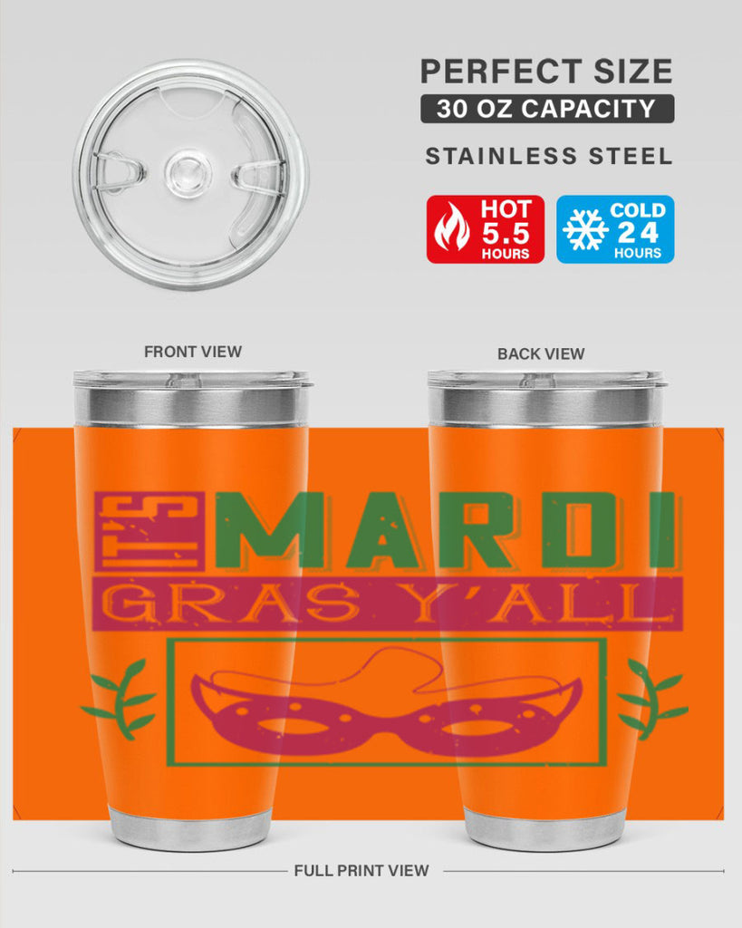 it’s mardi gras y’all 60#- mardi gras- Tumbler