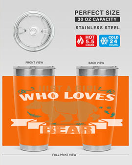 just a girl who loves bear 19#- Bears- Tumbler