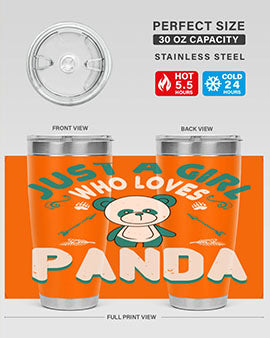 just a girl who loves panda 21#- Bears- Tumbler