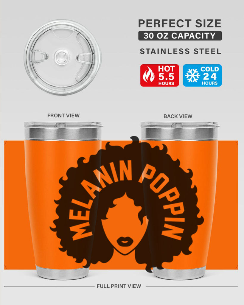 melanin poppin 85#- black words phrases- Cotton Tank