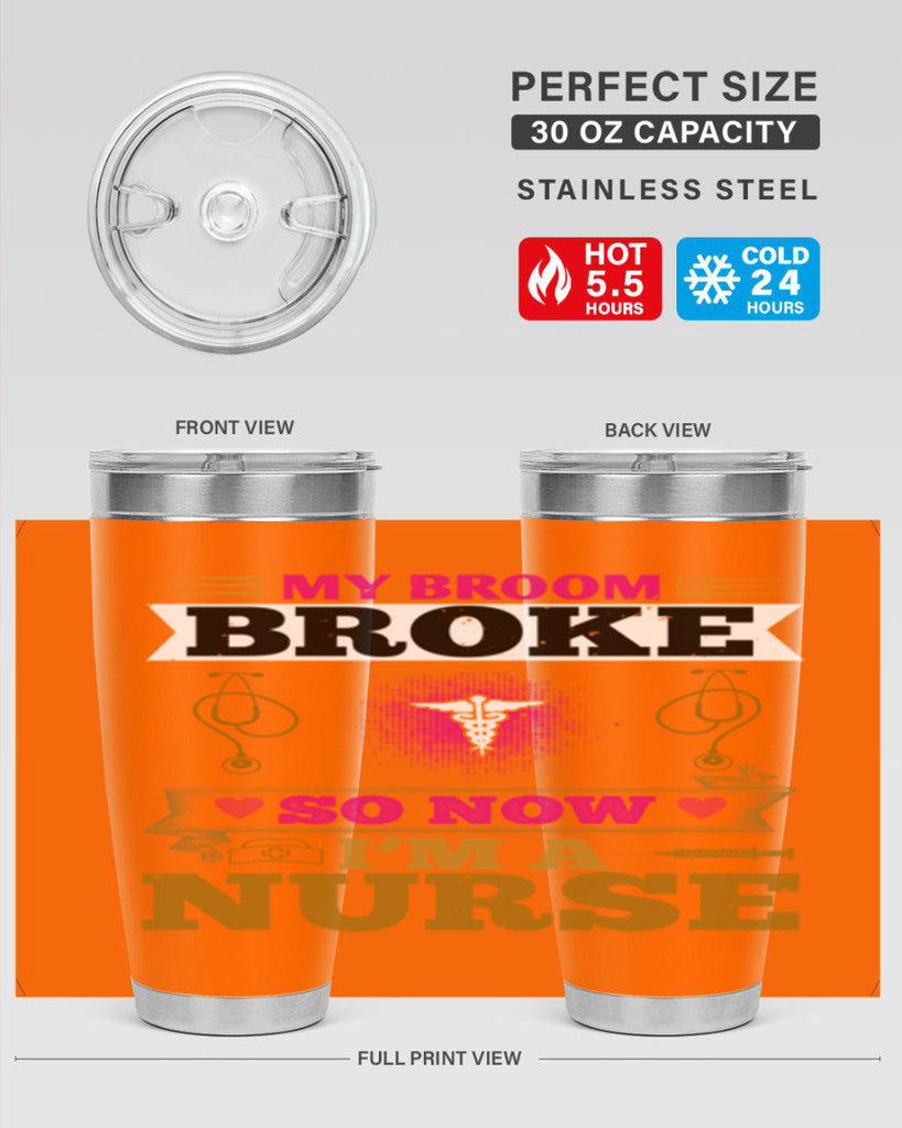 my broombroke so now Style 292#- nurse- tumbler