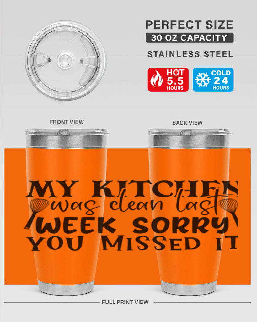 my kitchen was clean last week sorry you missed it 84#- kitchen- Tumbler