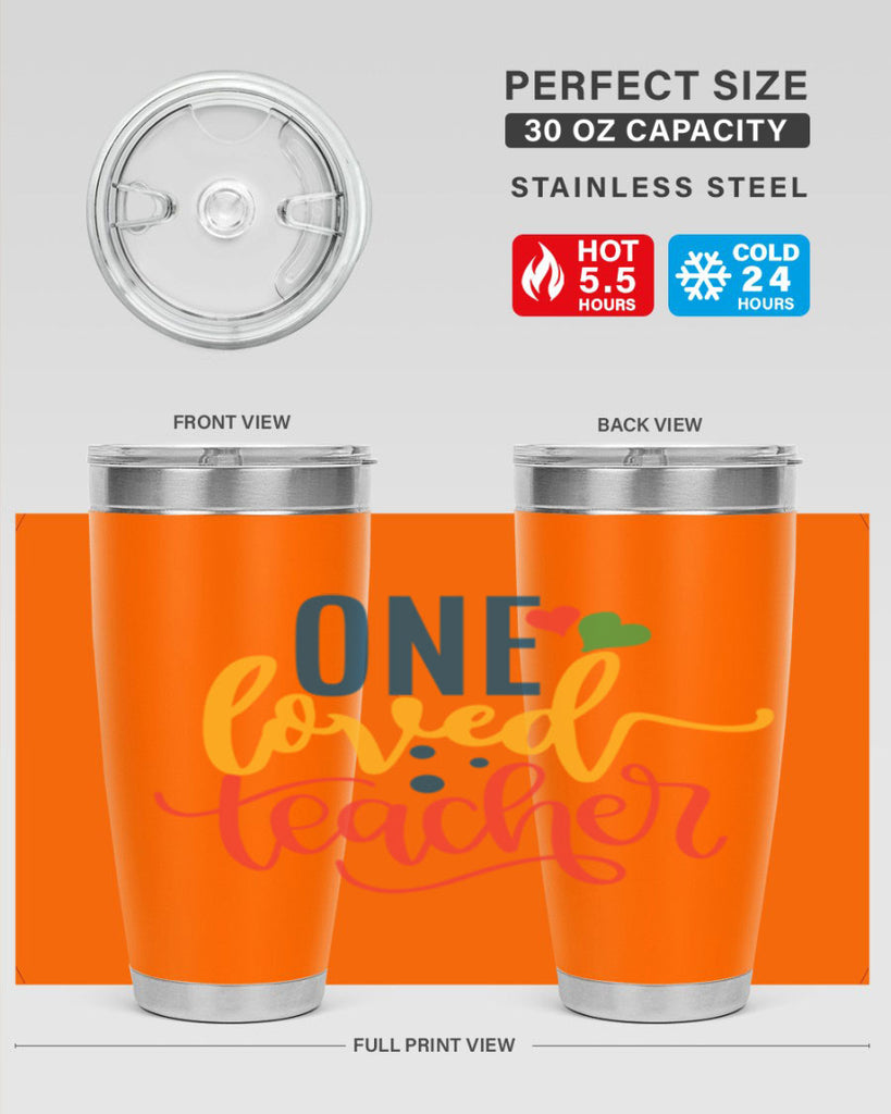 one loved teacher Style 165#- teacher- tumbler