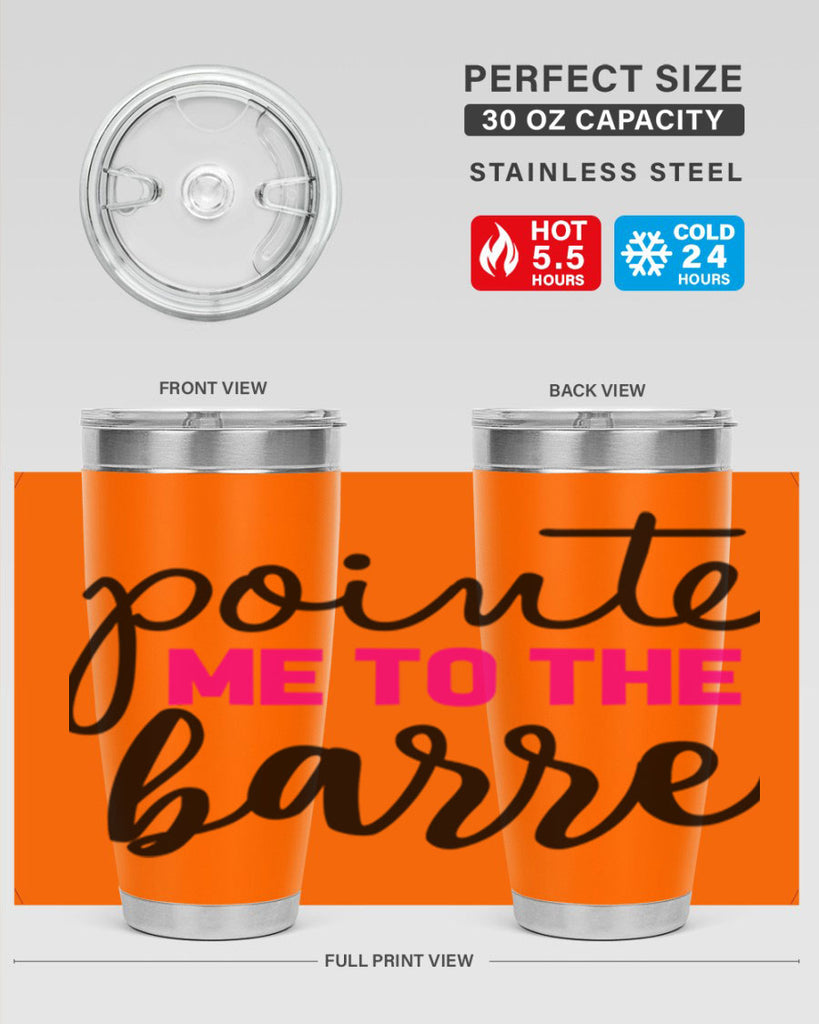 pointe me to the barre 68#- ballet- Tumbler