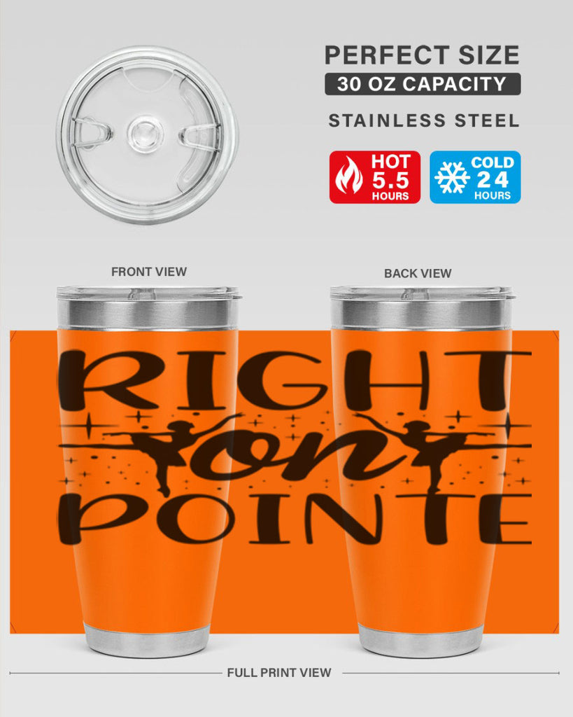 right on pointe78#- ballet- Tumbler