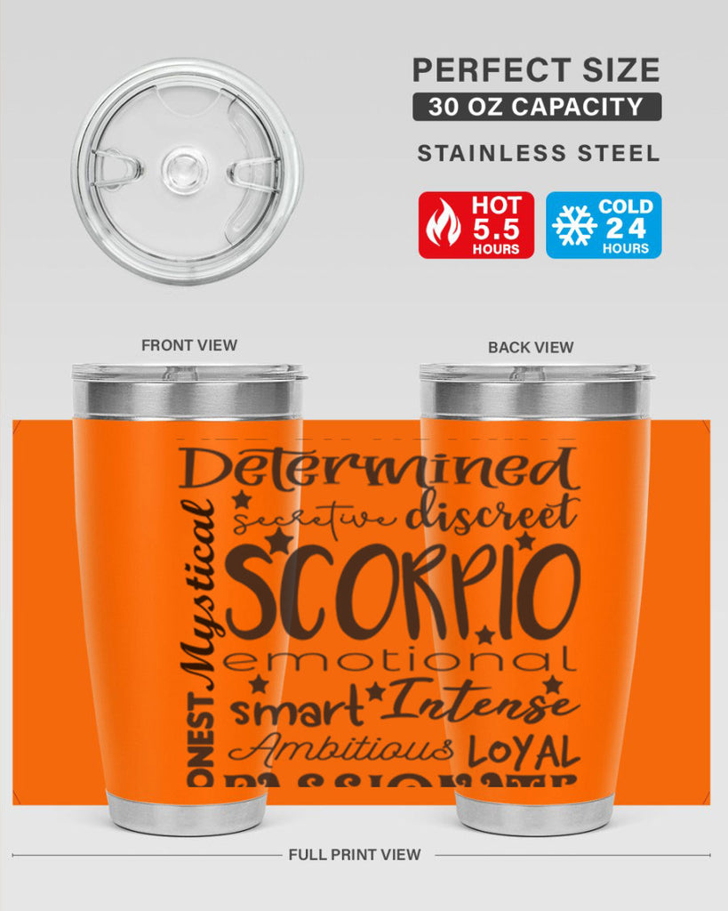 scorpio 572#- zodiac- Tumbler