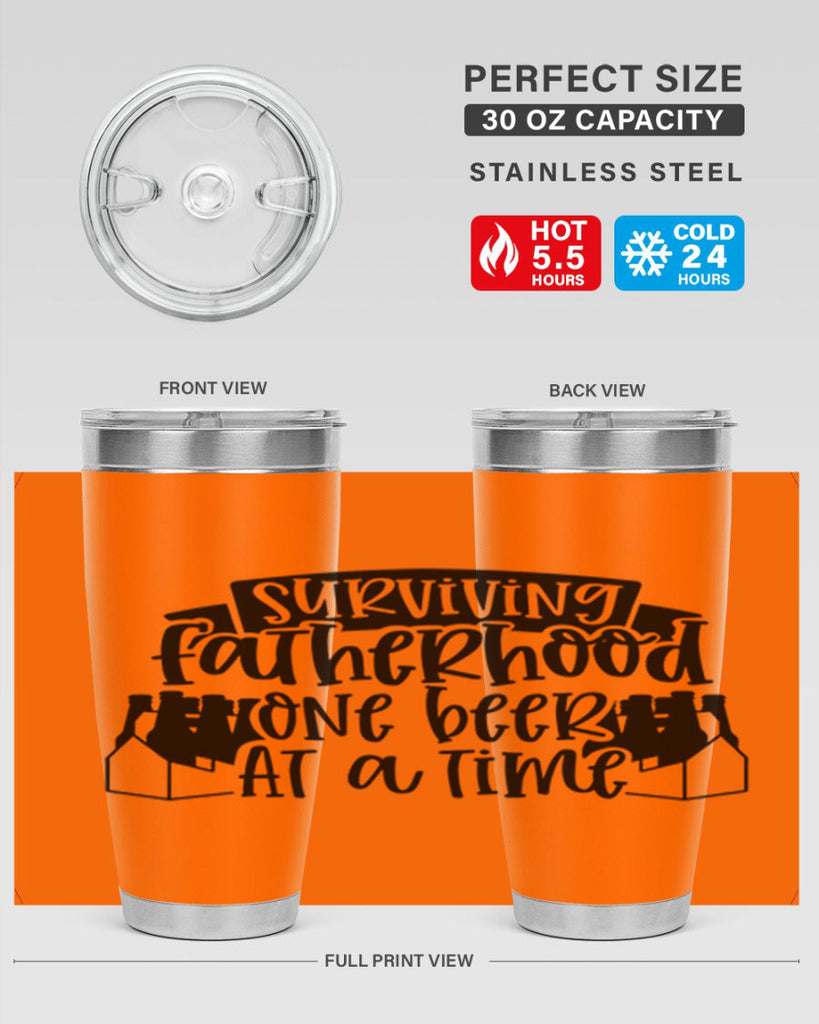 surviving fatherhood one beer at a time 19#- fathers day- Tumbler