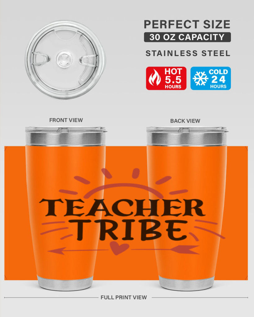 teacher tribe Style 201#- teacher- tumbler