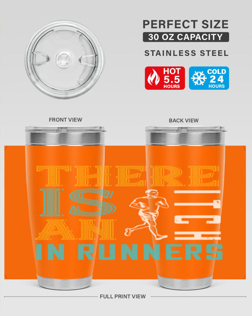 there is an itch in runners 9#- running- Tumbler