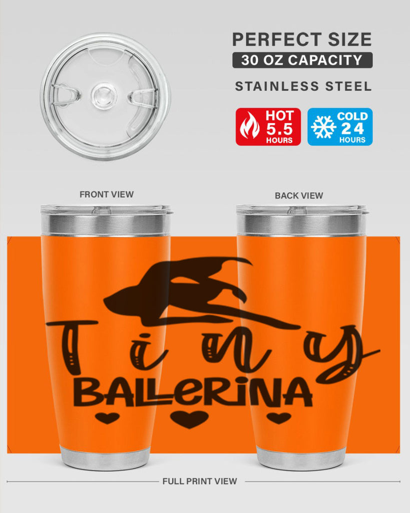 tiny ballerina 88#- ballet- Tumbler