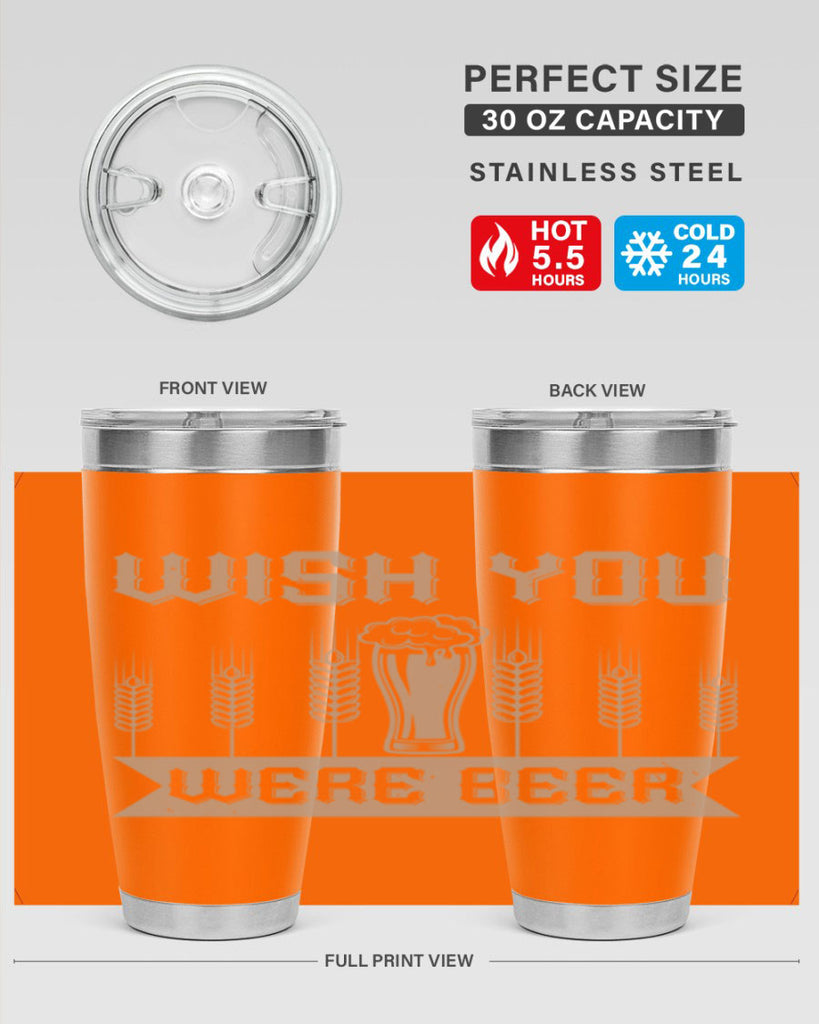 wish you were beerr 1#- beer- Tumbler