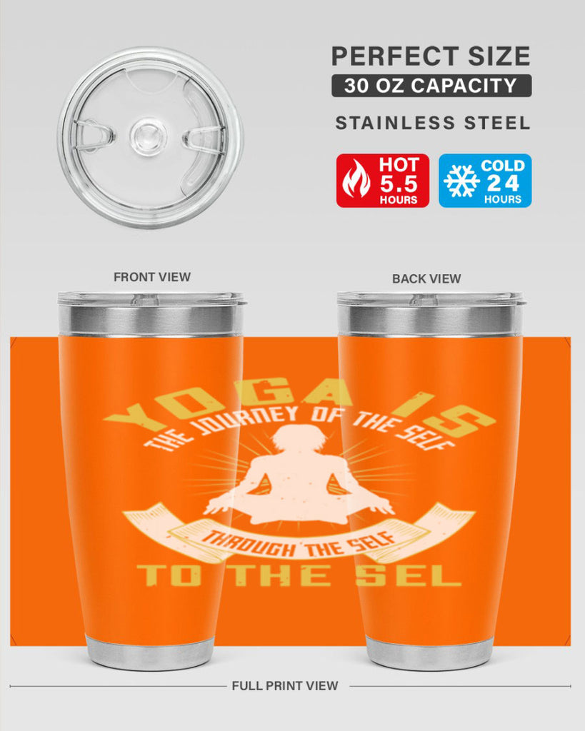 yoga is the journey of the self through the self to the sel 20#- yoga- Tumbler