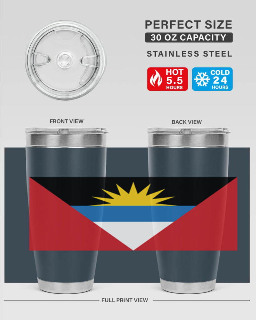 Antigua and Barbuda 192#- world flags- Tumbler