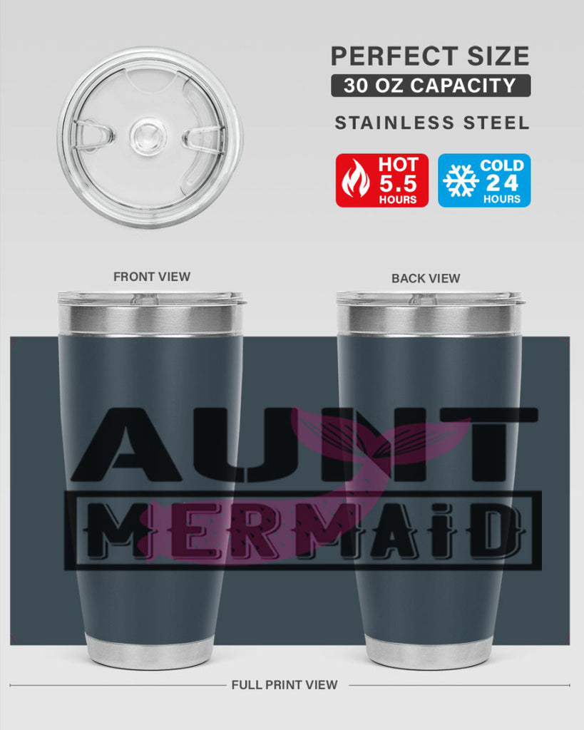 Aunt mermaid 17#- mermaid- Tumbler