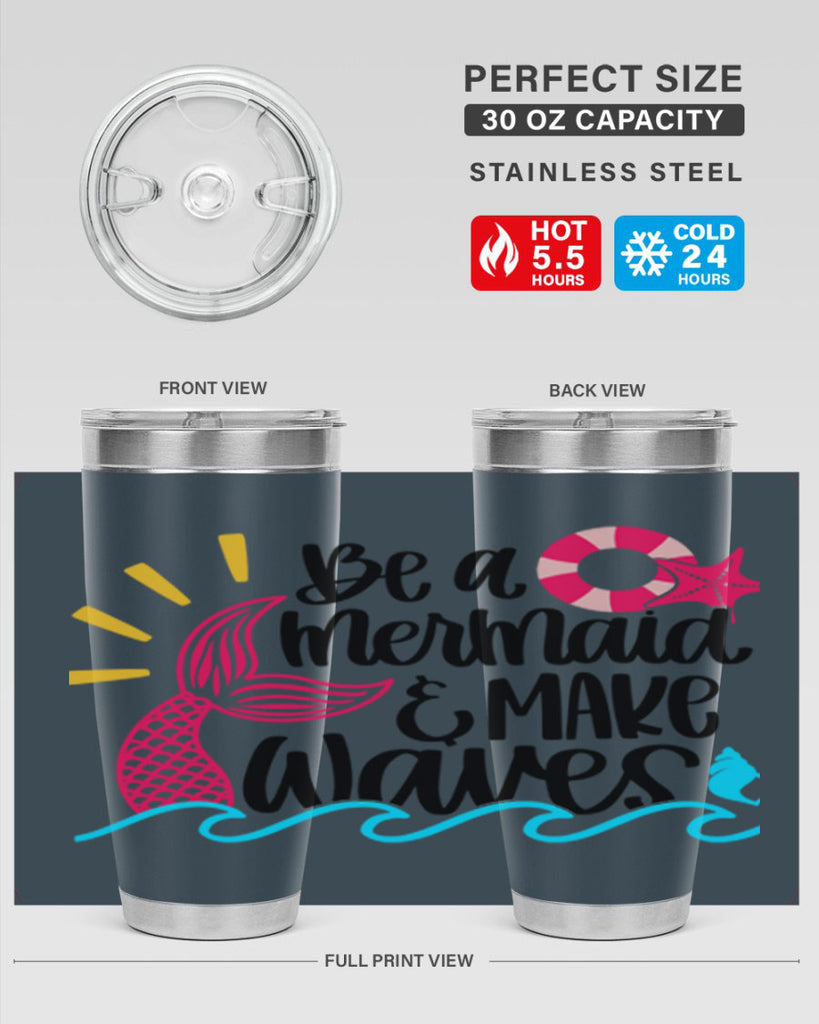 Be A Mermaid Make Waves Style 53#- summer- Tumbler
