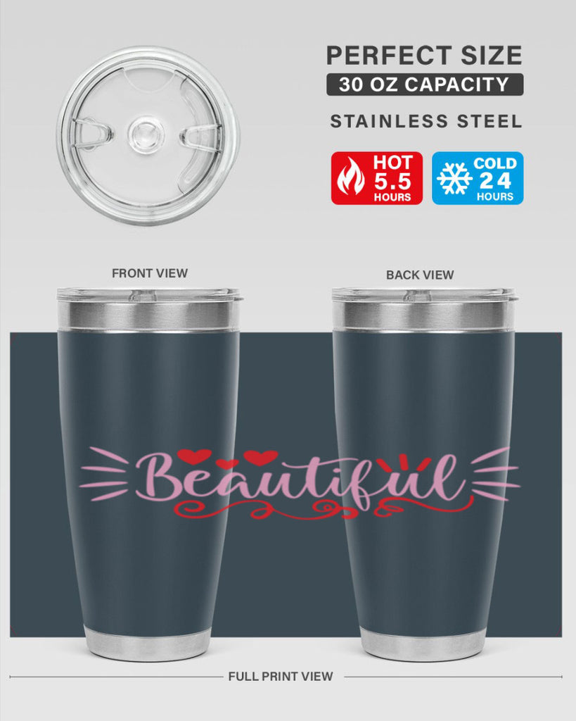 Beautiful Style 163#- make up- Tumbler