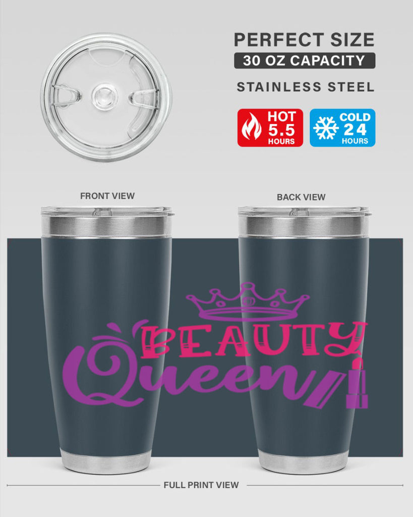 Beauty Queen Style 250#- make up- Tumbler