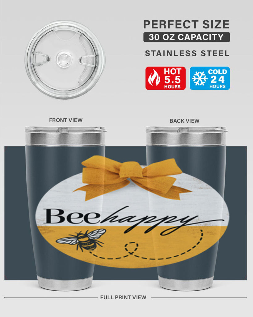 Bee Happy Mockup27#- spring- Tumbler