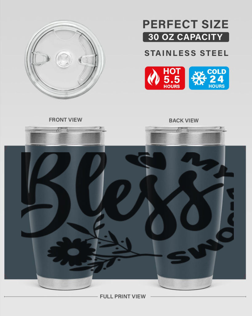 Bless My Blooms47#- spring- Tumbler