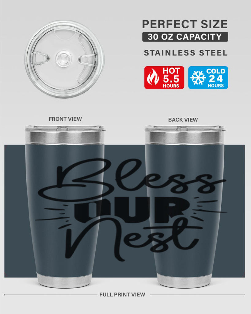Bless Our Nest 52#- spring- Tumbler