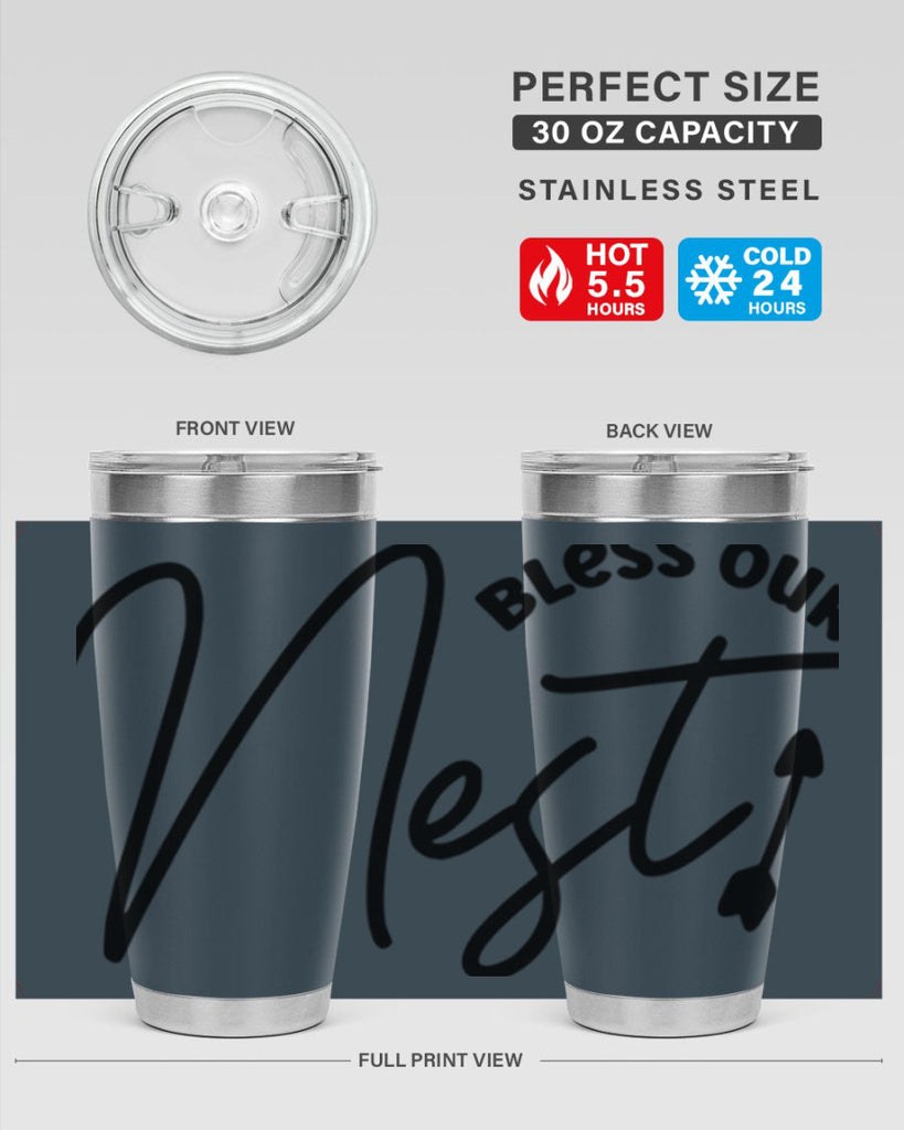 Bless Our Nest55#- spring- Tumbler