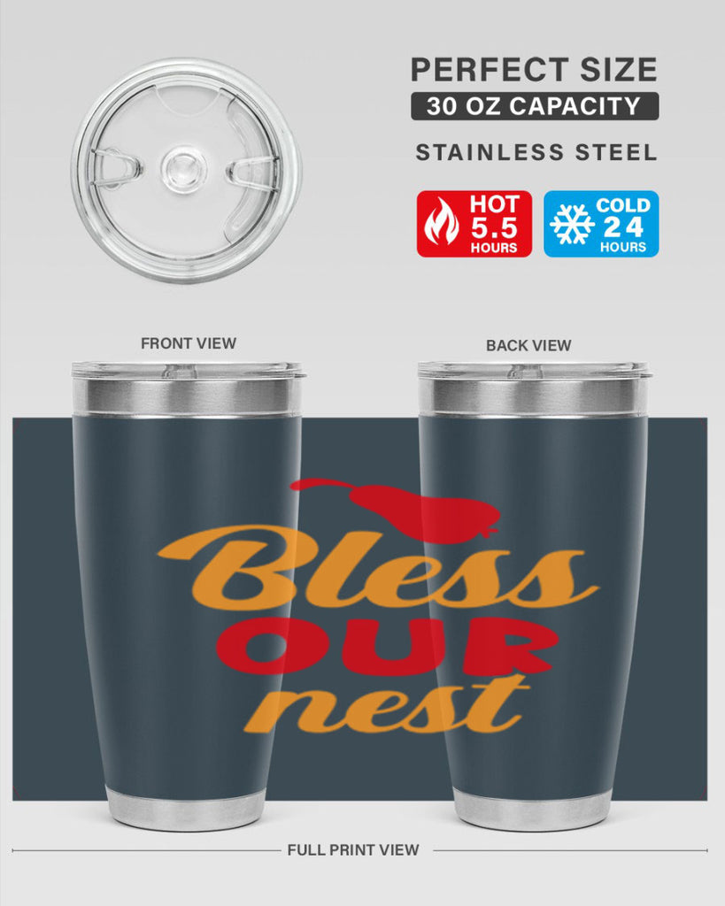 Bless our nest 53#- spring- Tumbler