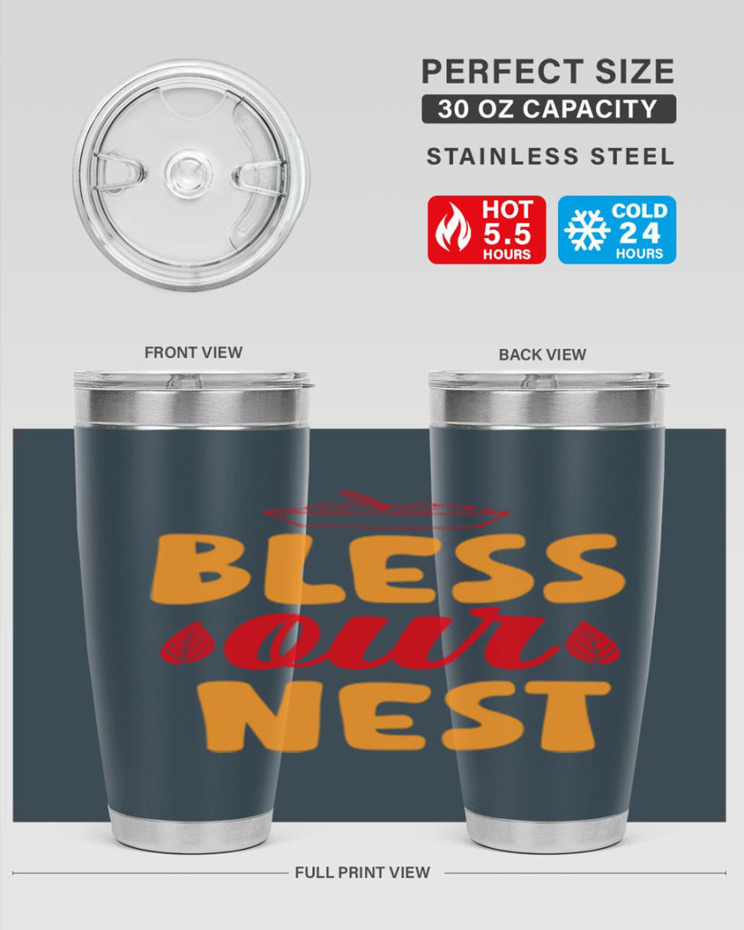 Bless our nest 54#- spring- Tumbler