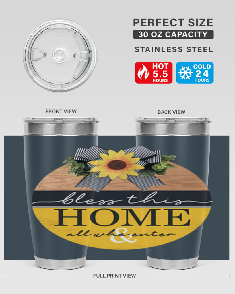 Bless this Home and all Mockup56#- spring- Tumbler