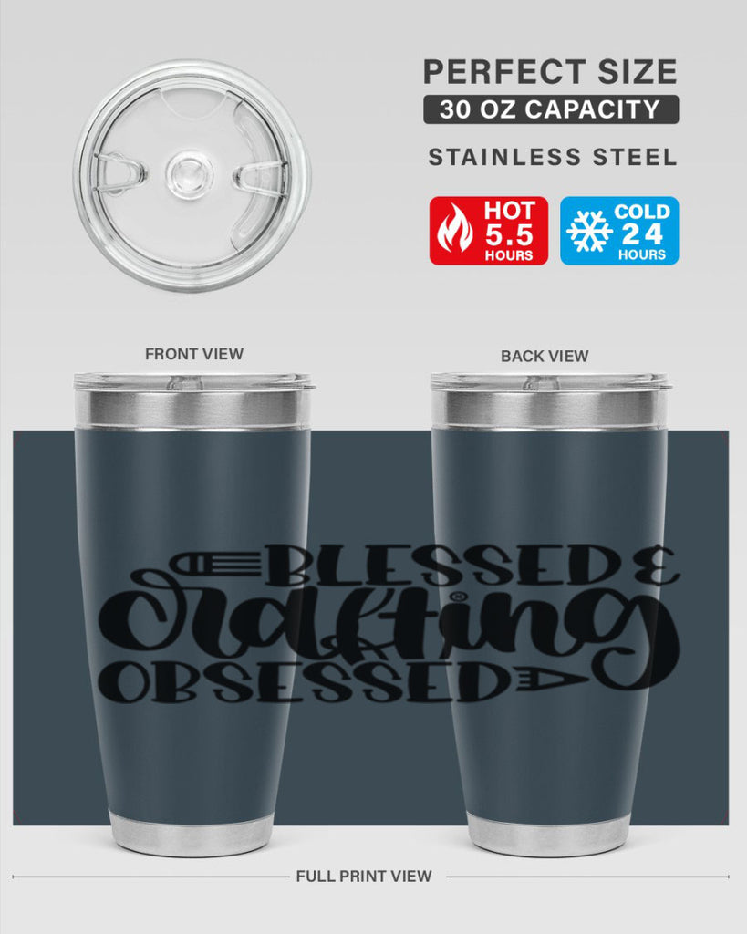 Blessed Crafting Obsessed 47#- crafting- Tumbler