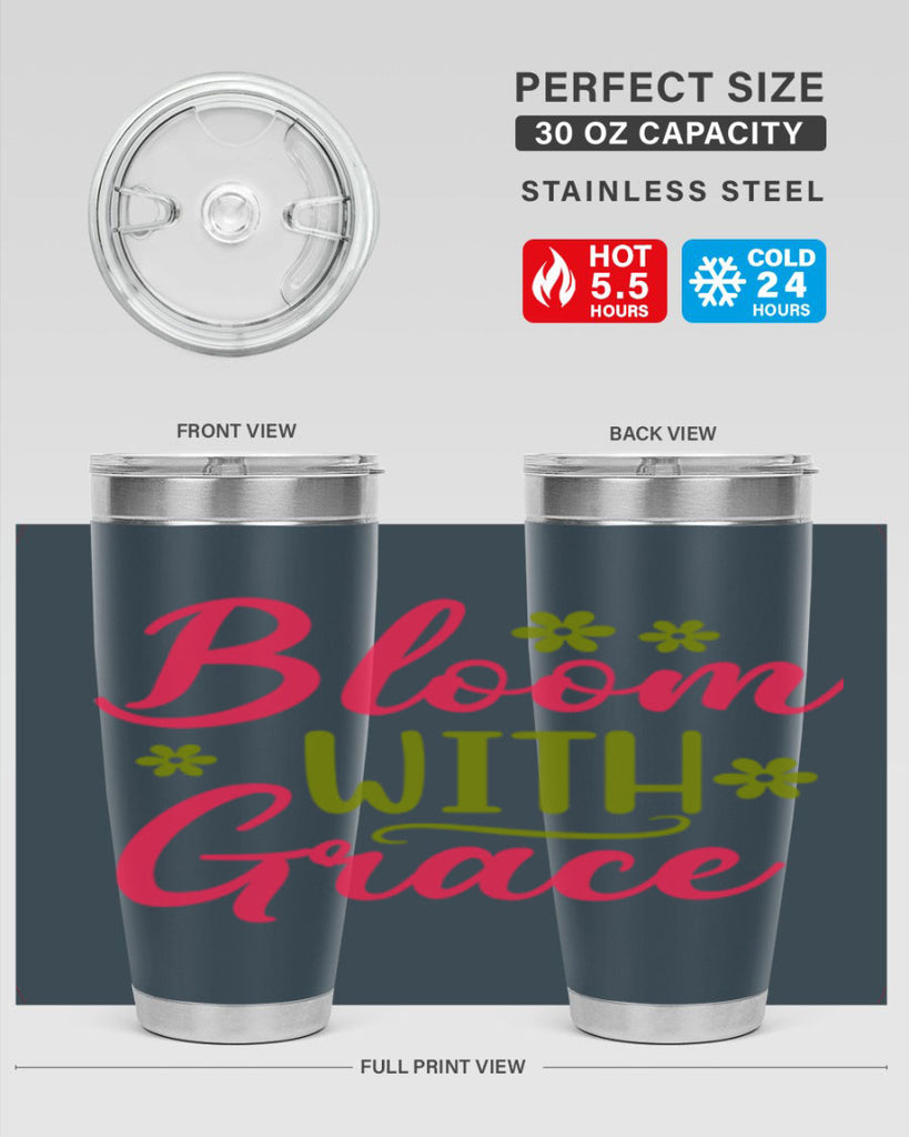 Bloom With Grace 80#- spring- Tumbler
