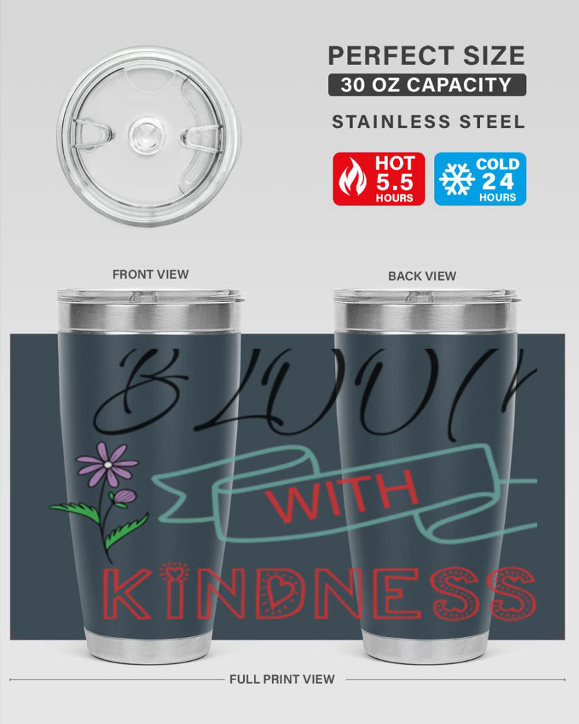 Bloom with kindness  91#- spring- Tumbler