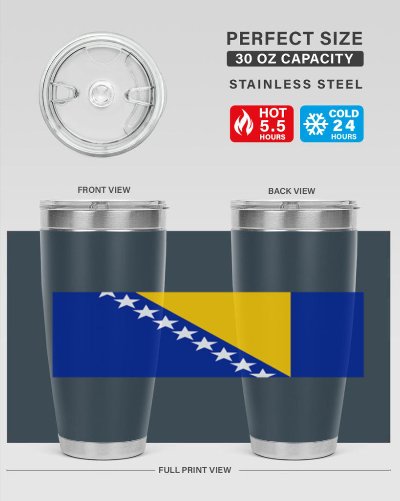 Bosnia and Herzegovina 176#- world flags- Tumbler