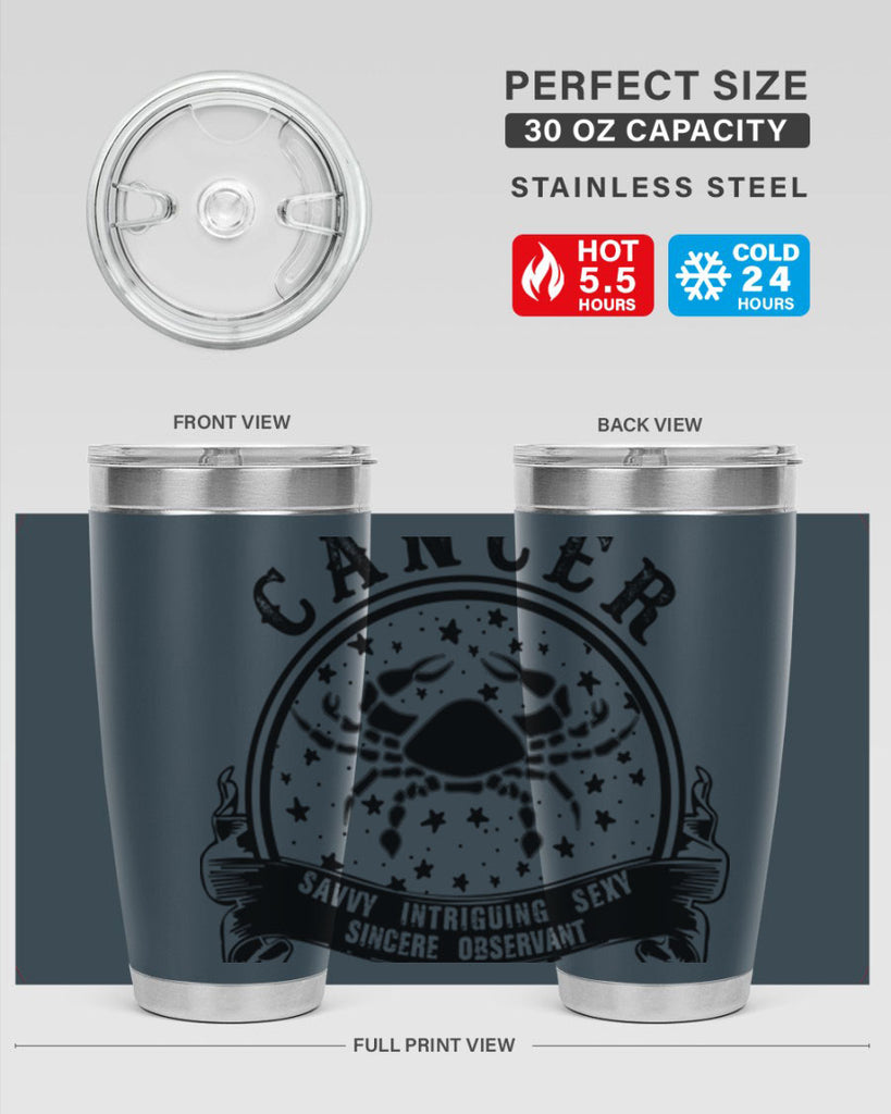 Cancer 13#- zodiac- Tumbler