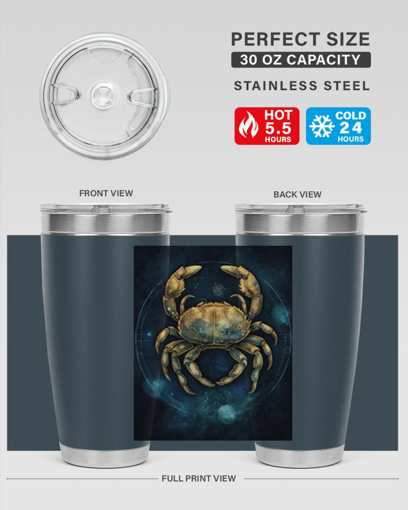 Cancer 57#- zodiac- Tumbler