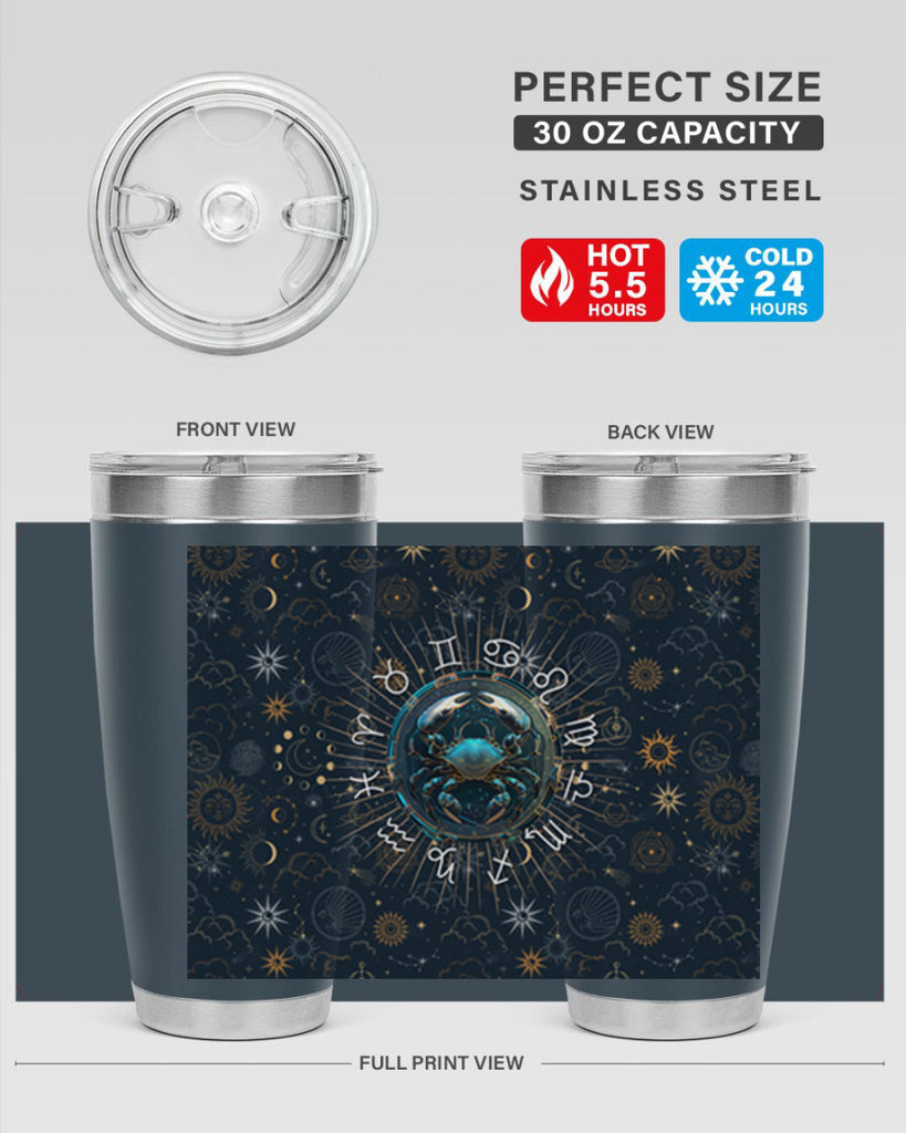 Cancer Straight 146#- zodiac- Tumbler