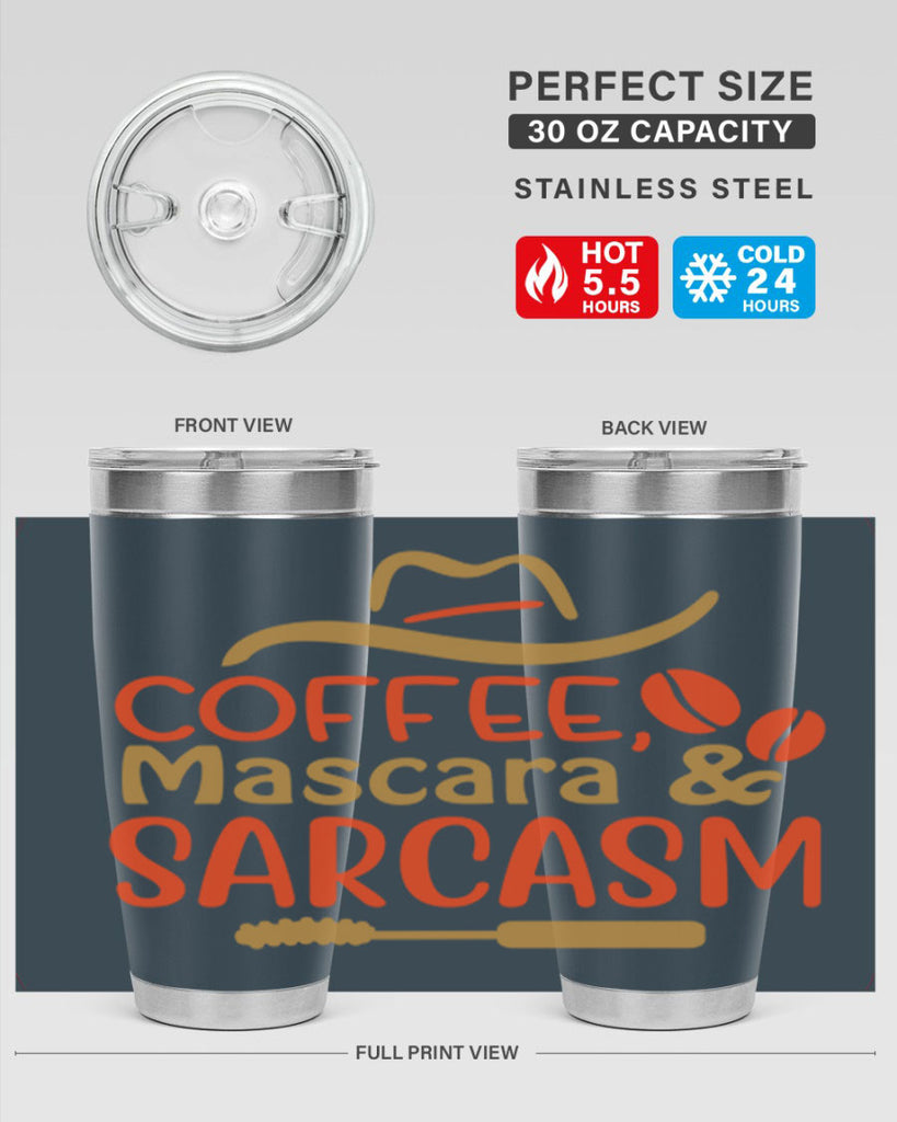Coffee Mascara Sarcasm 21#- fashion- Cotton Tank
