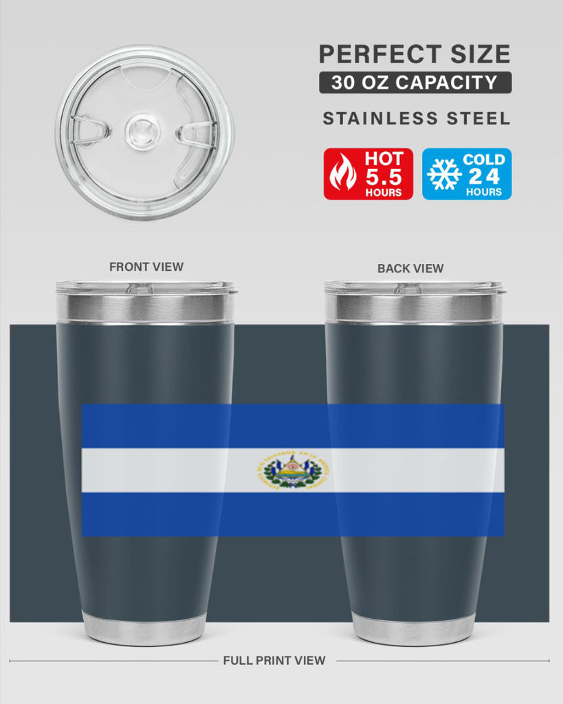 El Salvador 145#- world flags- Tumbler