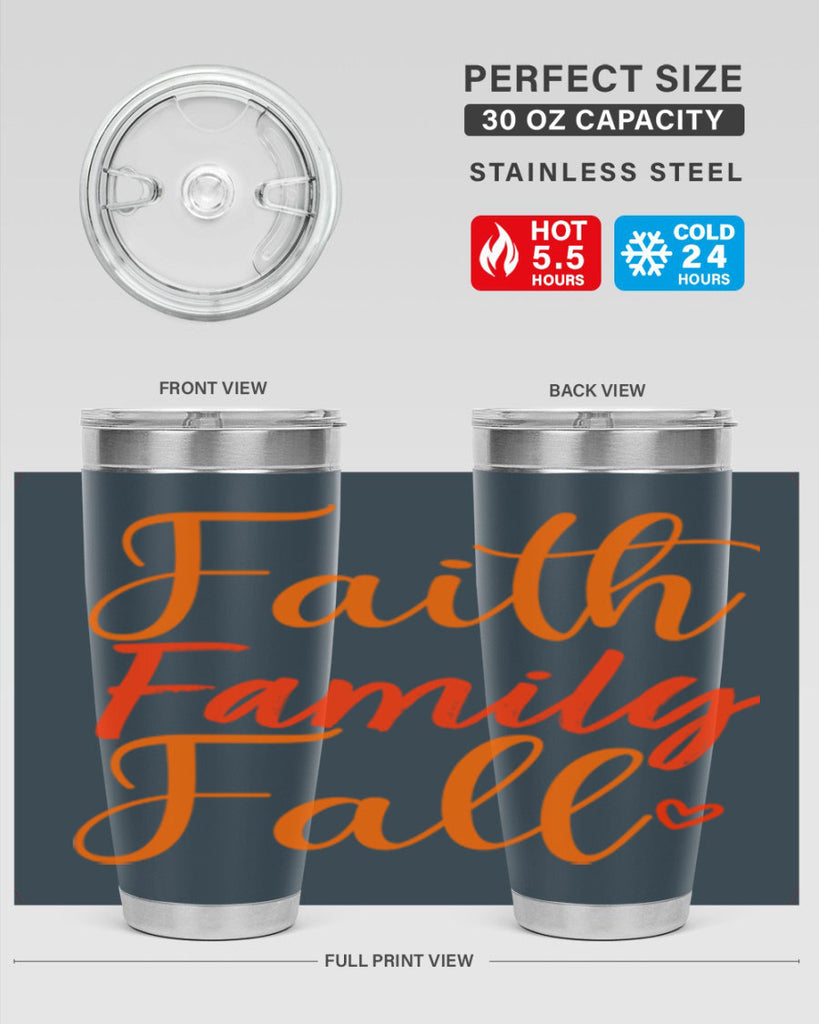 Faith Family Fall Design 81#- fall- Tumbler