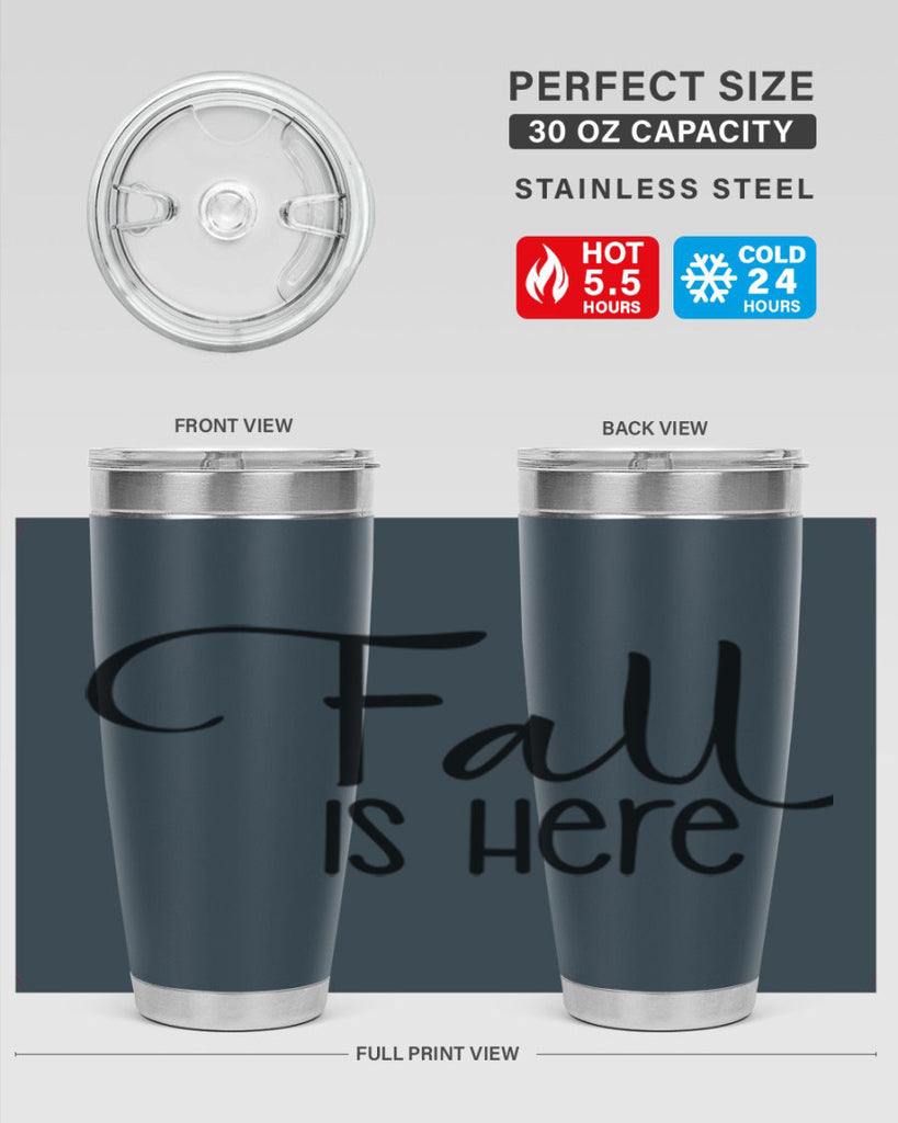 Fall Is Here 109#- fall- Tumbler