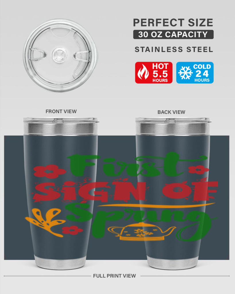 First Sign of Spring 139#- spring- Tumbler