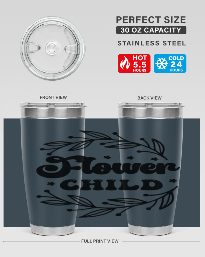 Flower child  141#- spring- Tumbler