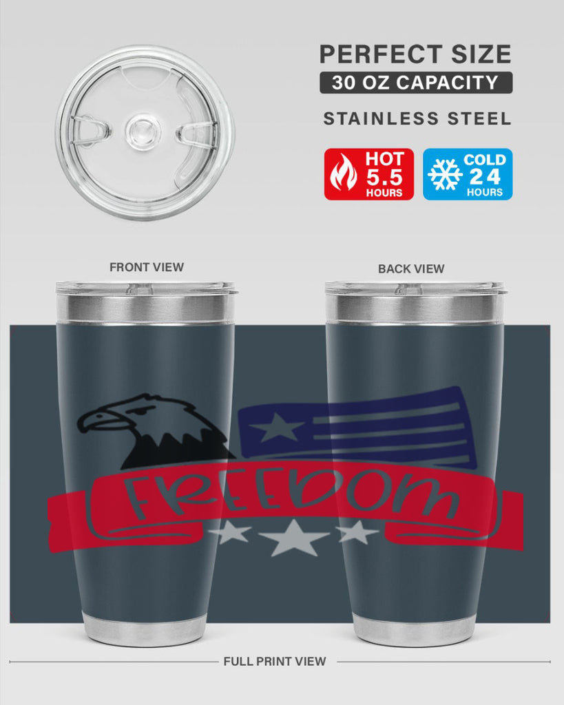 Freedom Style 147#- Fourt Of July- Tumbler