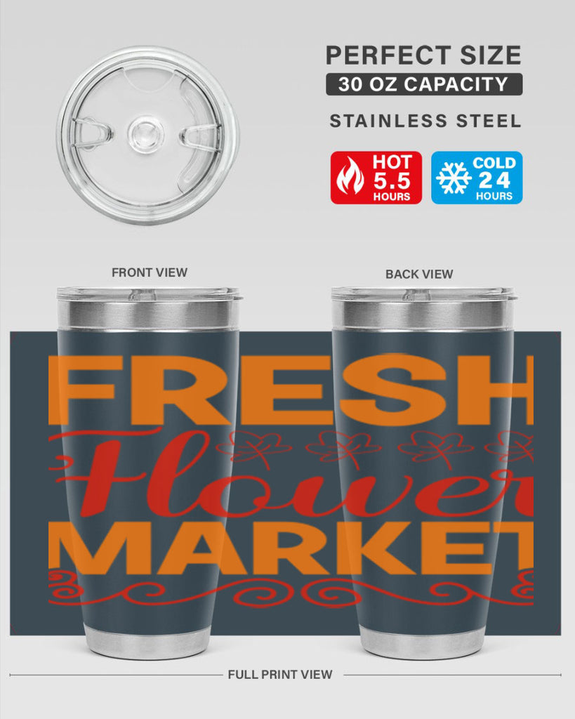 Fresh flower market 143#- spring- Tumbler
