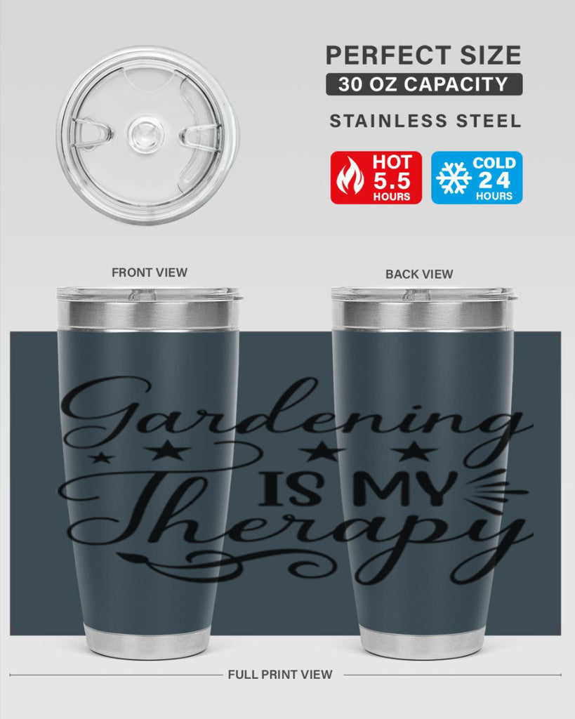 Gardening is My Therapy 145#- spring- Tumbler
