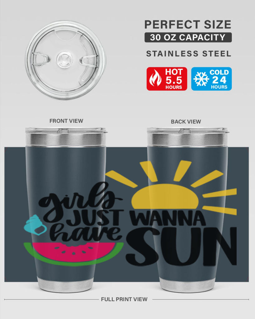 Girls Just Wanna Have Sun Style 44#- summer- Tumbler