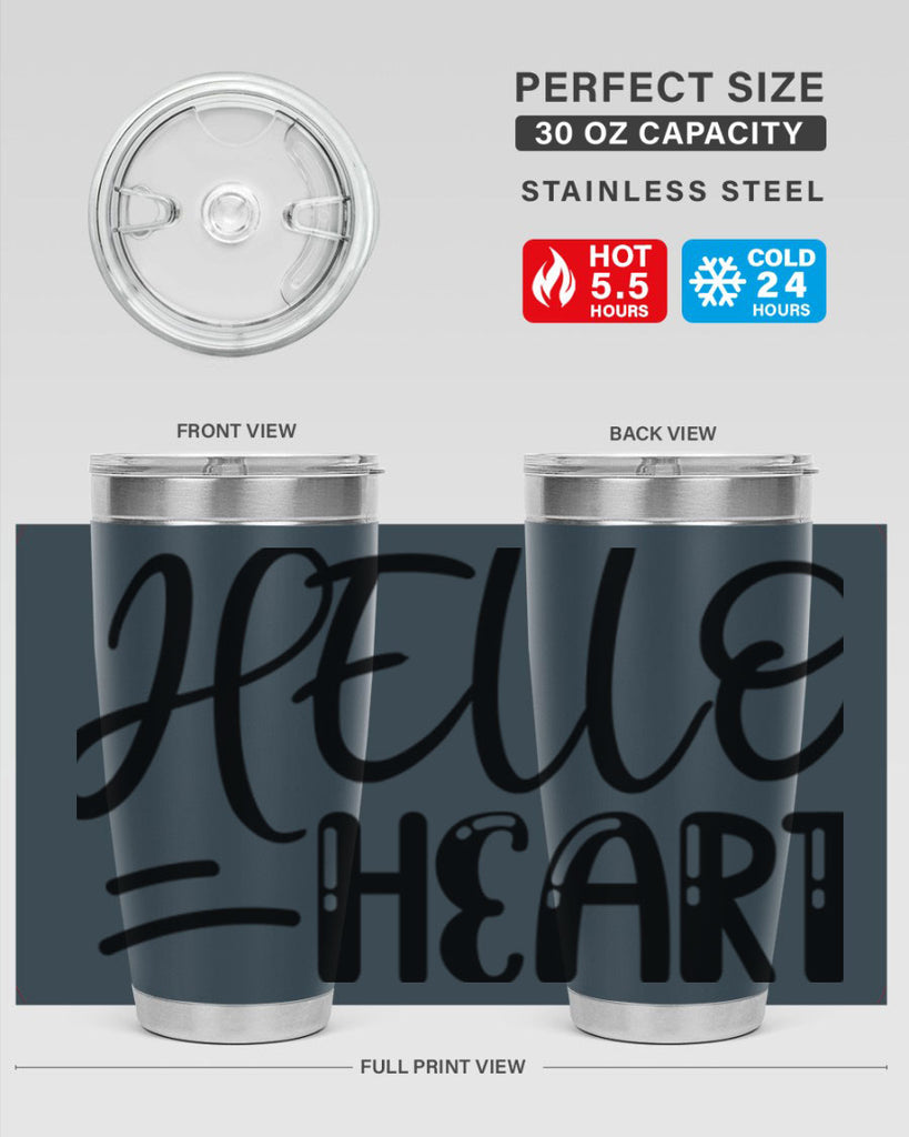 HELLO HEART  220#- spring- Tumbler