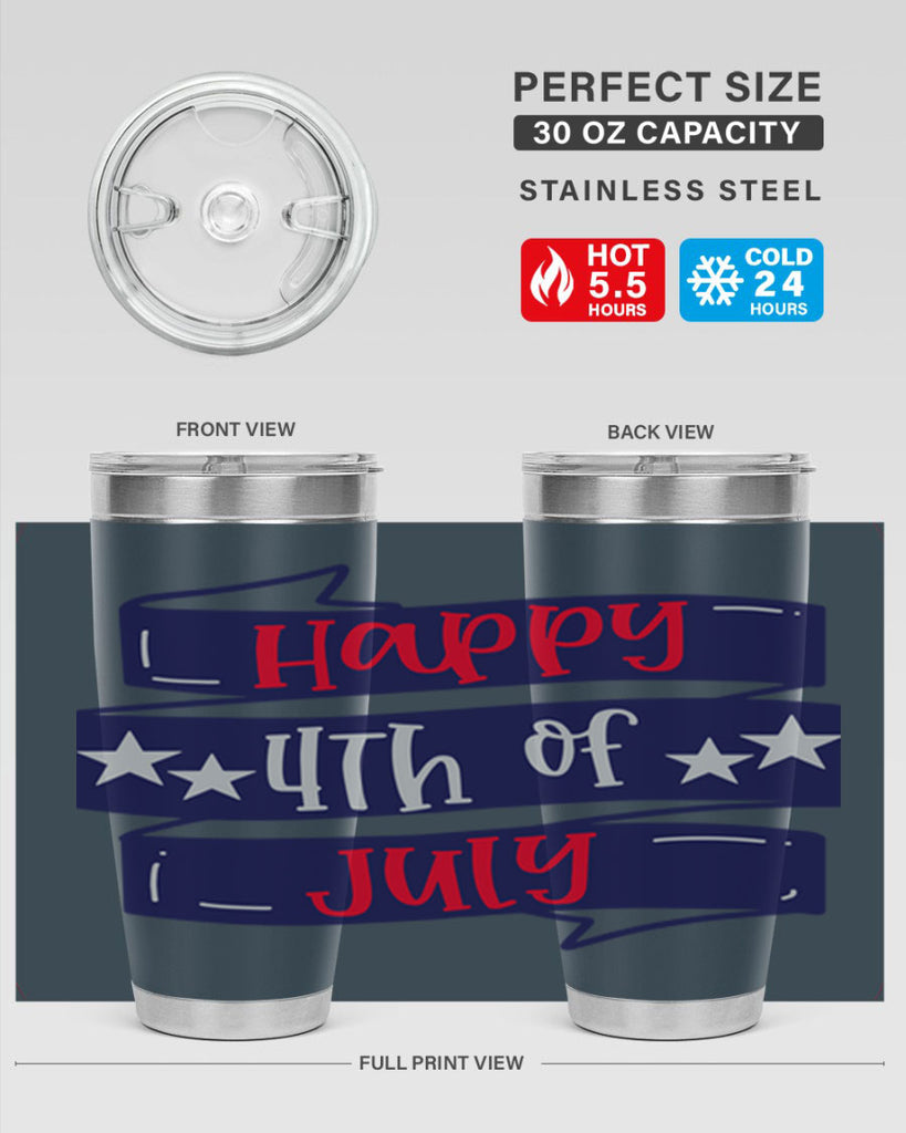 Happy th Of July Style 154#- Fourt Of July- Tumbler