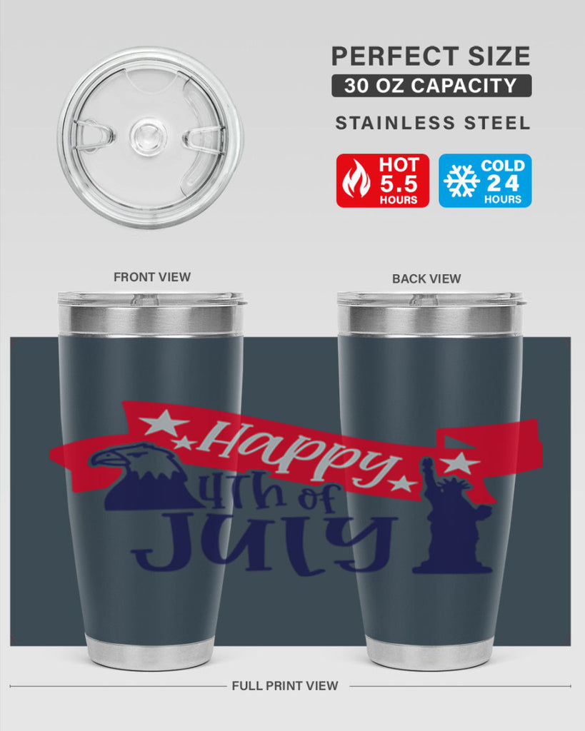 Happy th Of July Style 156#- Fourt Of July- Tumbler