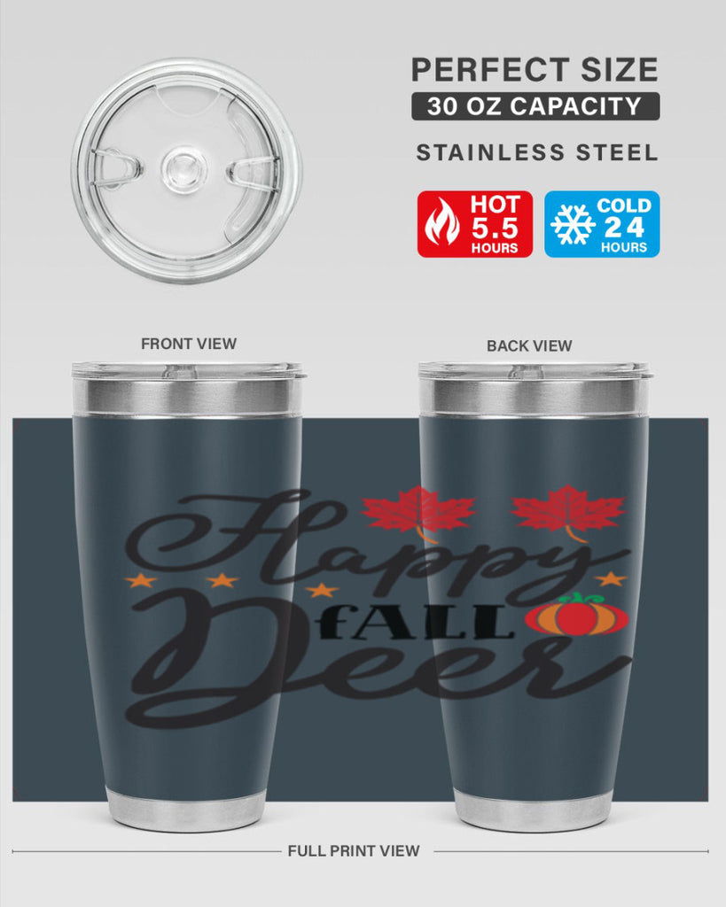 Happyfalldeer 254#- fall- Tumbler